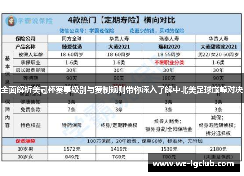 全面解析美冠杯赛事级别与赛制规则带你深入了解中北美足球巅峰对决