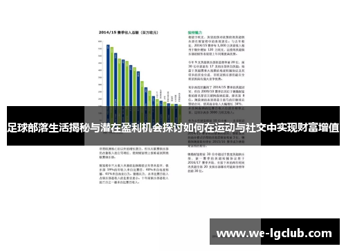 足球部落生活揭秘与潜在盈利机会探讨如何在运动与社交中实现财富增值